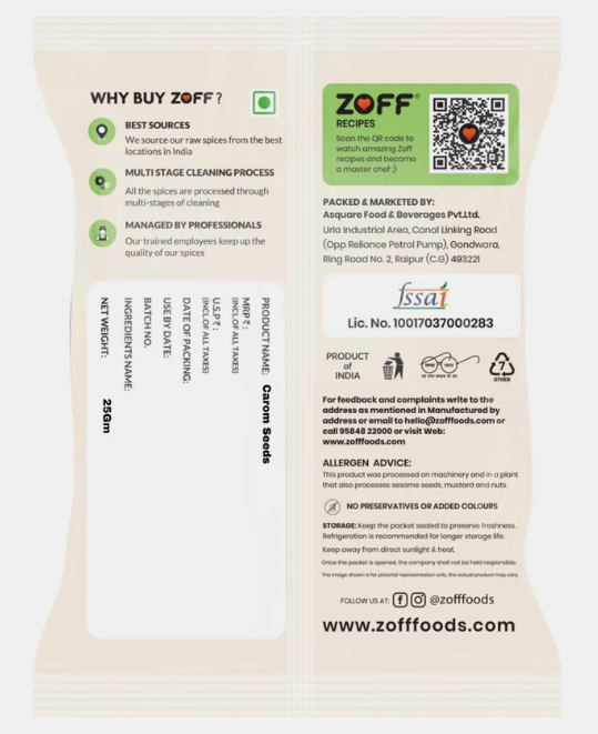 zoff Kitchen Whole Spices- Pack Of 13 (475 g)