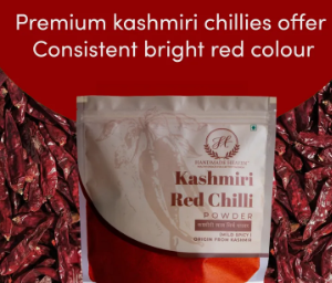Handmade Heaven Kashmiri Red Chilli Powder Flavor-500gm